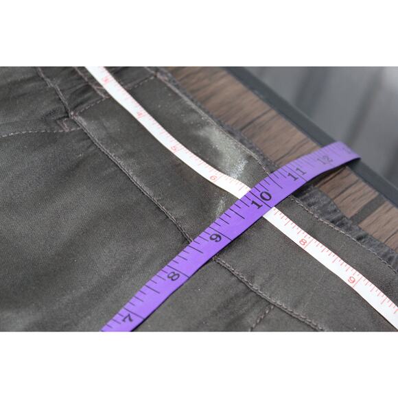 Anthropologie Sheer Satin Joggers Shiny Metallic Holiday XS - Picture 8 of 11